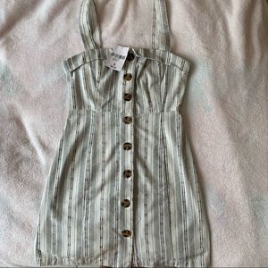 Vertical striped dress